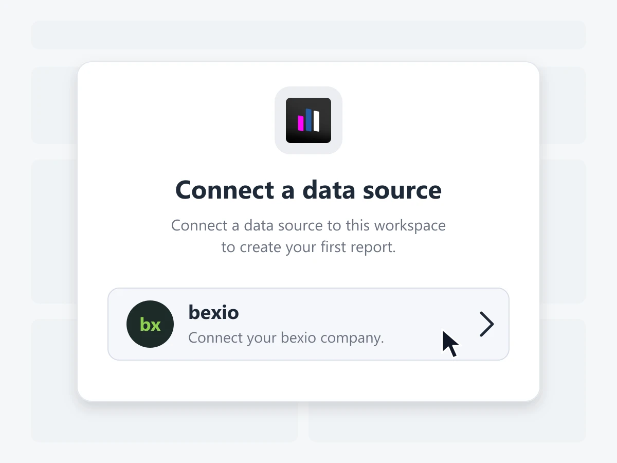 Connecting bexio in smiit Analytics