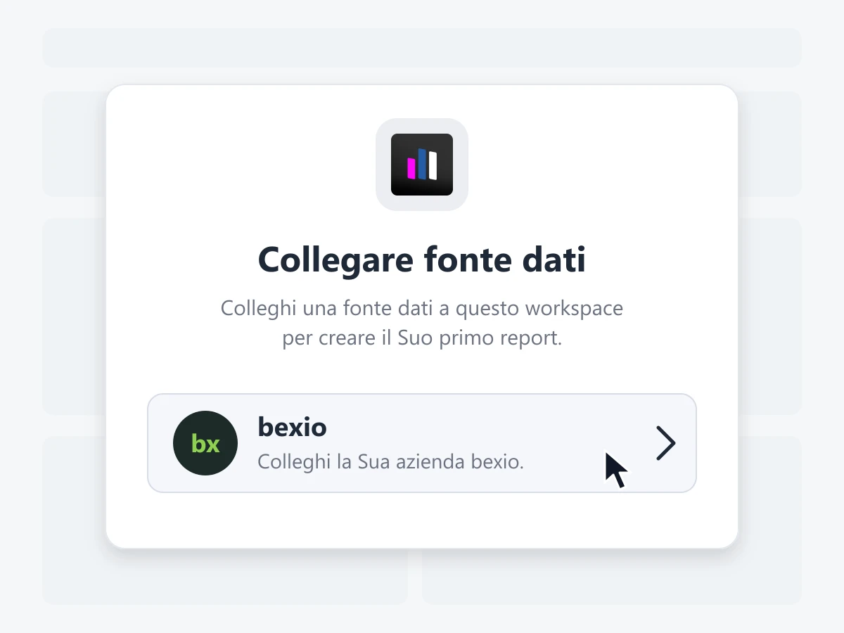 Creare il collegamento a bexio in smiit Analytics